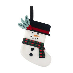 Christmas Holiday Mini Snowman Stocking